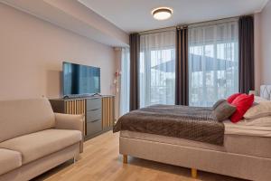 Stylish Central Tallinn Studio with Terrace and Parking