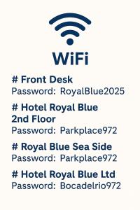 Hotel Royal Blue & Golf Cart Rental