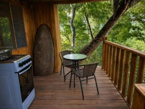 Jungle treehouse and hot tub experience