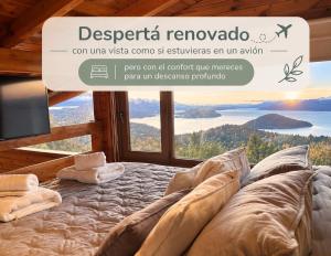 Cabaña de montaña en Cerro Otto con increible Vista al Lago