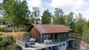 Tranholmen Villa with Dock & Water Views