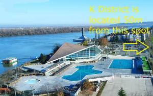 Danube River View Lounge 4 with Garage, K District