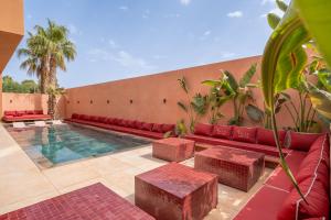 Villa Aron - 5 Suites Luxe - Piscine Chauffée - Petit Déjeuner Inclus - Centre Marrakech