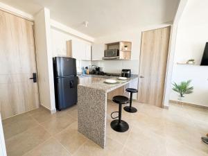 Apartamento completo-playa, piscina, tranquilidad
