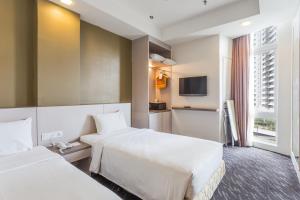 Deluxe Twin room in Scott Hotel KL Sentral