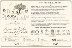 Dimora Filieri casa vacanze con piscina a Galatone