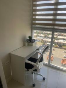 Spacious two bedrooms with sea and city view