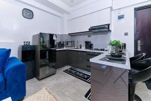 modern and luxury one bedroom apartment with swimming pool fully equipped gym children playing ground and amazing scenic views
