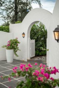 ELIVAAS Prive Casa Santorini Greek-Style 2-BHK Villa with Private Pool, Water Slide, Open Shower, Jacuzzi & Beach Views