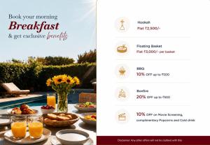 ELIVAAS Signature Casa Vilson 3-BHK Villa With Private Pool, Indoor Bar, Lounge Area, Bathtub and Courtyard