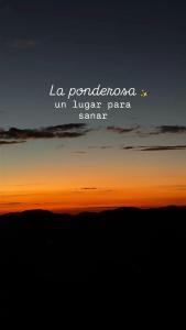 La ponderosa cabañas