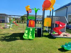 Holiday homes close to the beach, large playground
