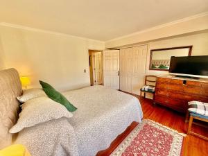 Spacious beachfront and steps from the mall
