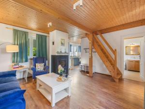 Comfortable holiday home with a fireplace