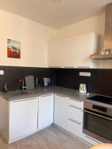 Sunny 1-room apartment with a balcony and parking in the city center