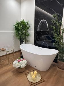 Luxurious suite with hot tub