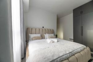 Elegant luxury three bedroom apartment with swimming pool fully equipped gym children playing ground ample parking space and amazing scenic view