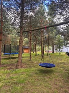 Domek w Linowie, Balia, Basen, Plac zabaw, Leśny ogród, 350m Jezioro