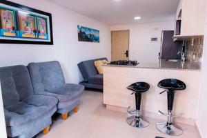 604-Modern Apt Parque Sabaneta 3BD-Rooftop Jacuzzi