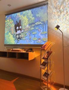 Phòng Cloudy - có máy chiếu và Netflix 40m2