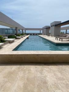 Apartamento Resort Con Terraza y Vista A La Piscina Santa Marta, Rodadero Sur