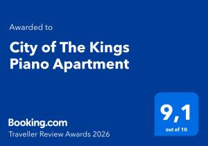City of The Kings Piano Apartment