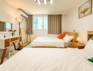 SunStay 창동 쌍문 더블역세권 최대7인 호텔침구 DDP 명동 서울역 경복궁 성수 가족친구여행 조용함