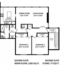 Bright and Spacious Upper Level House, Great Area