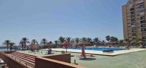 Las Palmeras - Seafront Apartment for 6 with Glazed Terrace and Marina Views