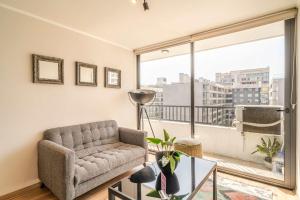 HOM I 2D2B, AA, WiFi, Lavandería, Conectividad y acceso a los mejores puntos de Santiago