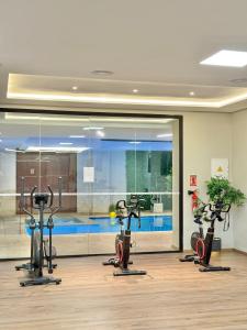 Cozy apartment with swimming pool and fitness area
