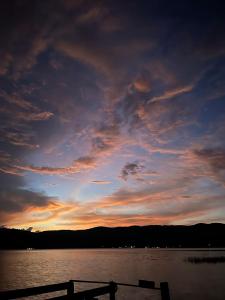 Honeymoon near the lake