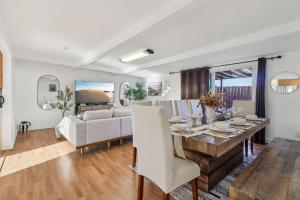 Entire Private Home with 4 Beds, 2 Bath, Gated Yard, King Bed, 2 Living Rooms, Ranch Style, Available Now