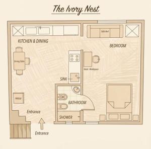 The Ivory Nest Apartment in Trastevere