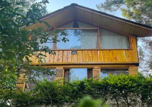 Mud and Wooden Cabin