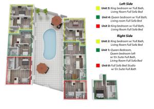 Steps to Beach, Heated Pool, 2 Queen Beds, 2BA