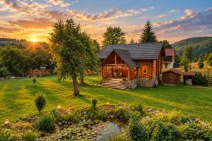 Traditional wooden cottage