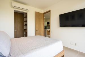 Apartamento con laguna de aguas cristalinas