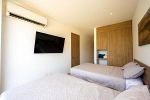 Apartamento con laguna de aguas cristalinas