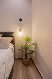 Apartment with balcony and AC