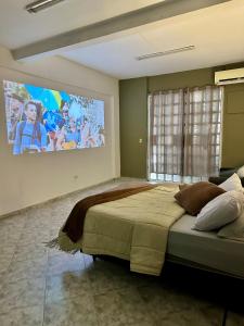Warm and Quiet Loft with Home Theater in Asunción