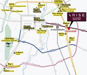 Arise Charoenmueang, a modern, ready-to-move-in condo