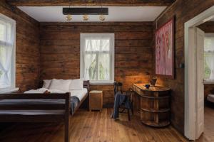 Niebieski Domek z Sauną nad Pilicą