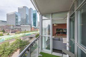 Sleek 1BR Den City Place Oasis w Balcony & TV