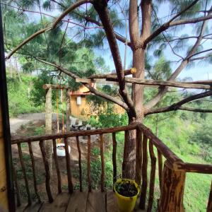 Cabaña 2 con chimenea y fogata en el bosque cerca De san Jose del Pacifico