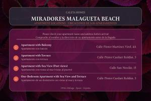 Miradores Malagueta Beach