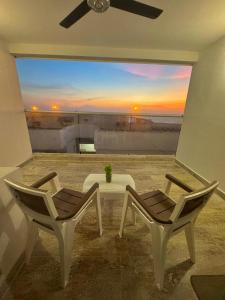 Ocean-view studio apartment, Beach Resort