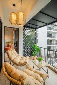 Luxury Designer 1BHK Flat with Pool Gym and Clubhouse near Calangute Beach