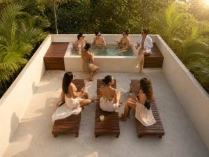 Elegant boho Tulum villa 3 pools and jacuzzi