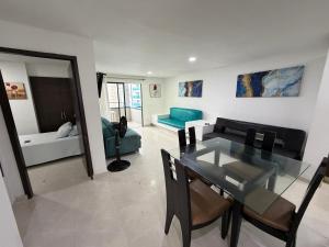 Apartamento Económico en Bocagrande para 8 Personas ICDI